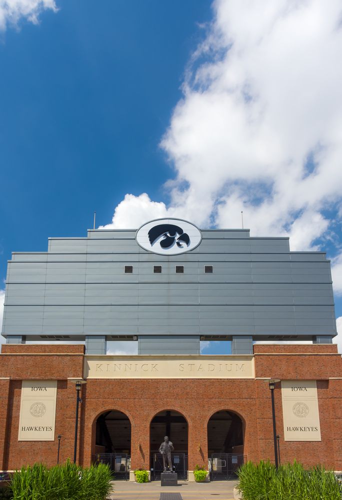 Exterior of the Kinnick Stadium