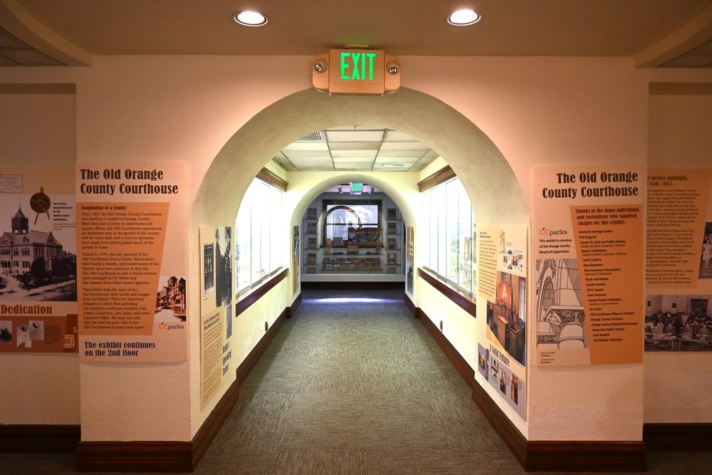 Interior of the Old Orange County Courthouse