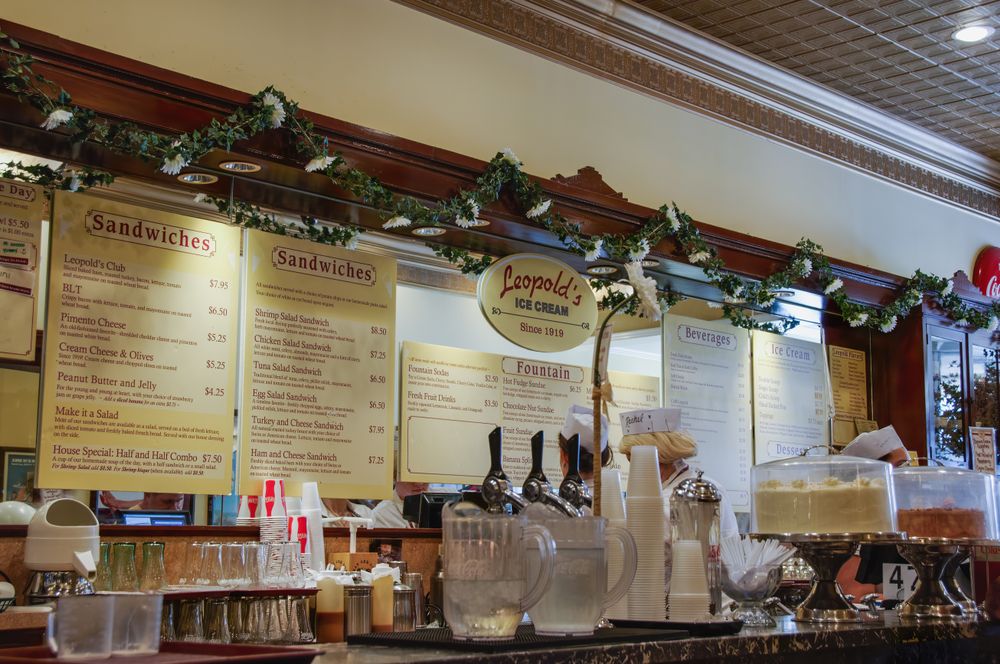 Inside Leopold’s Ice Cream