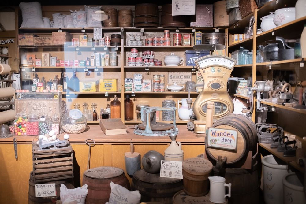 Display inside Museum of Idaho
