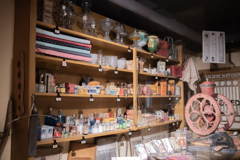 Display inside Museum of Idaho