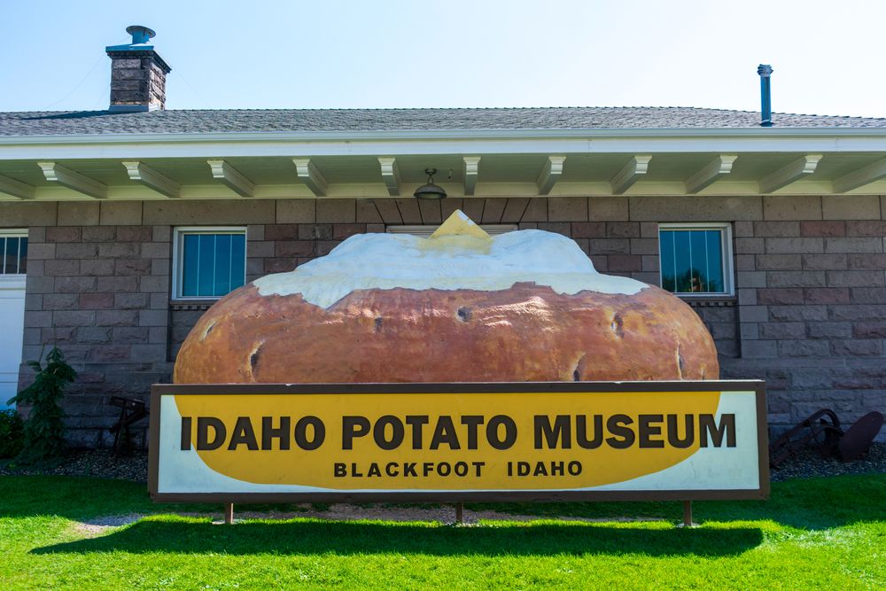 Exterior of the Idaho Potato Museum