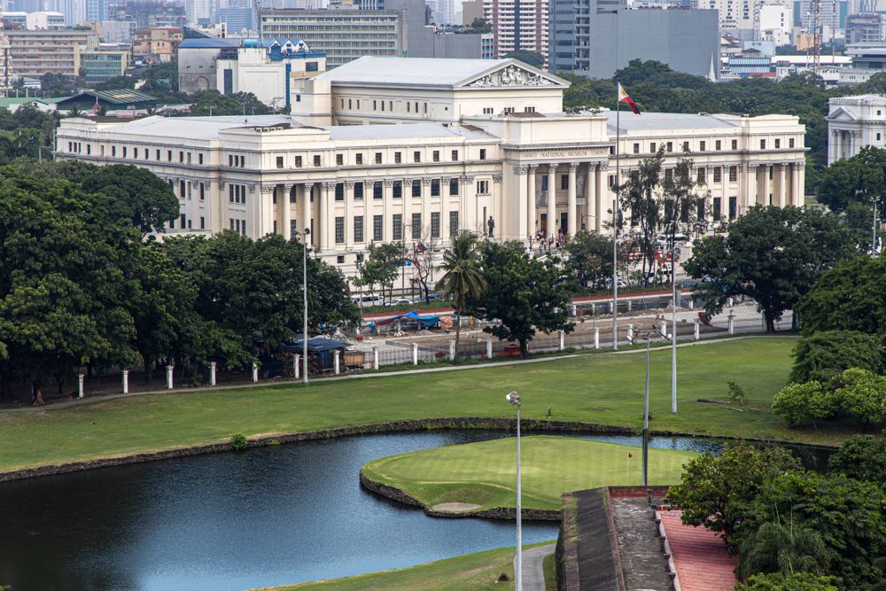 Aerial View of National Museum of Fine Arts