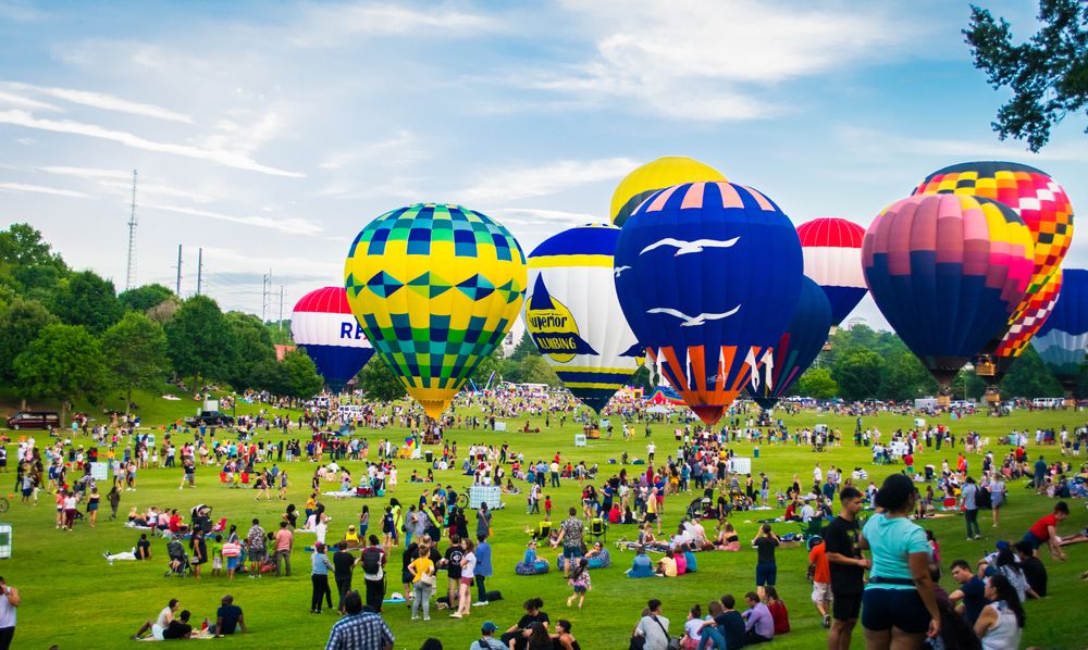 Balloon Festival in Piedmont Park