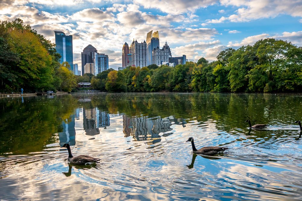 Lake in Lake Piedmont Park