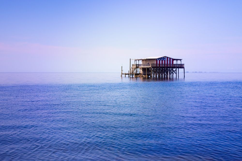 View of Gulf of Mexico in New Port Richey