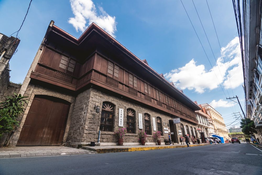 Facade of El Amanecer Building in Intramuros