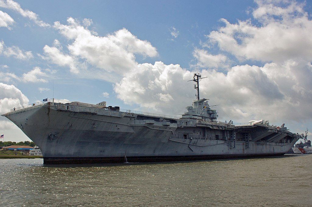 USS yorktown at Patriots Point and Maritime Museum