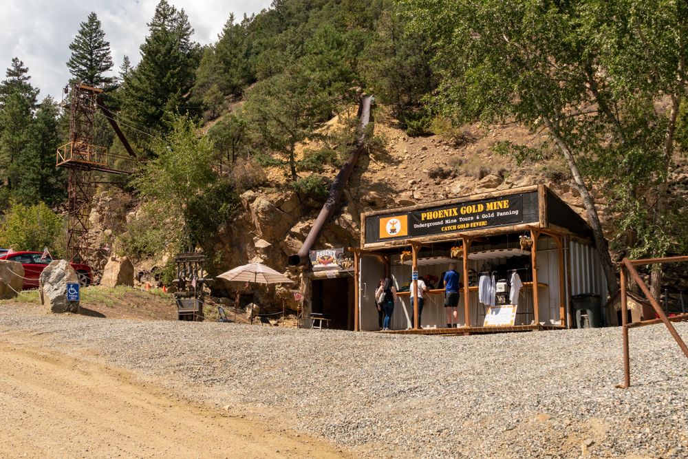 Visitor's center at the Phoenix Gold Mine