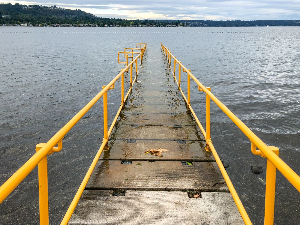 A bridge at Lake Sammamish state park.