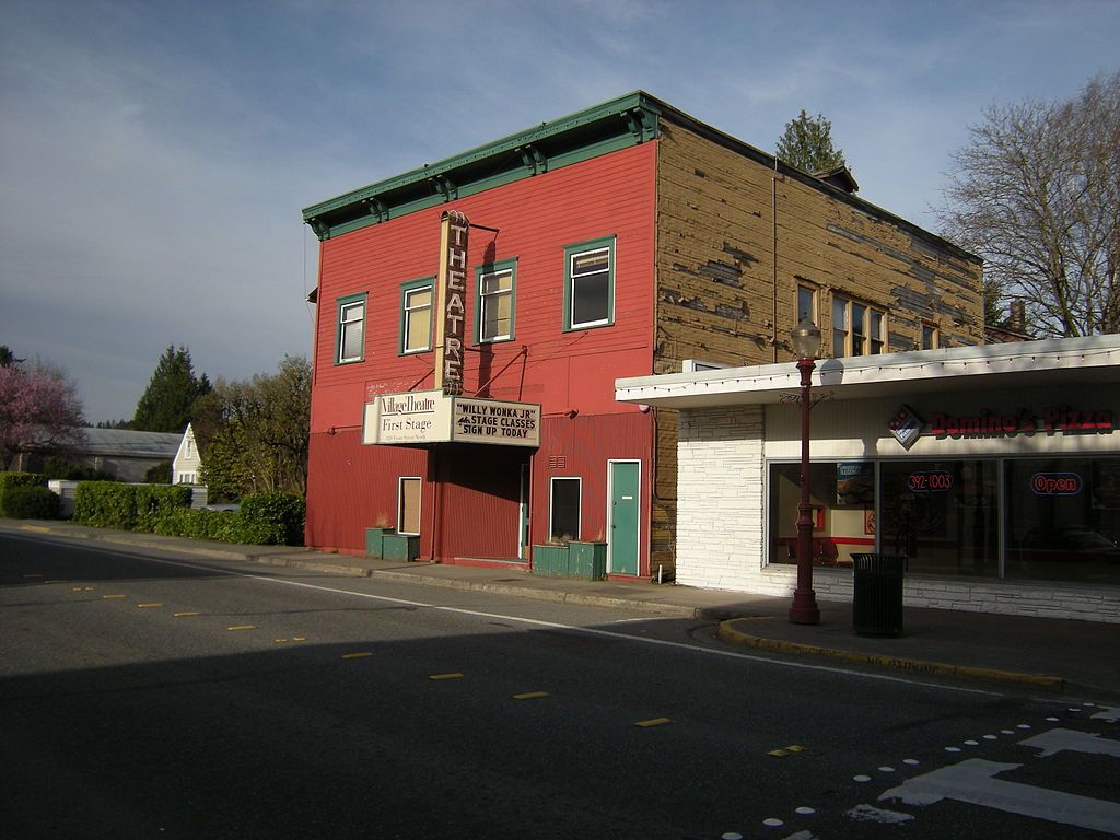 Side exterior of the Village Theatre.