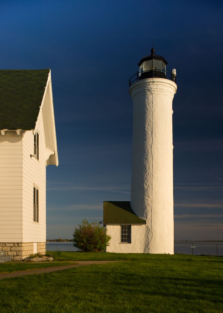 Exterior of the Old Tibbetts Point Lighthouse