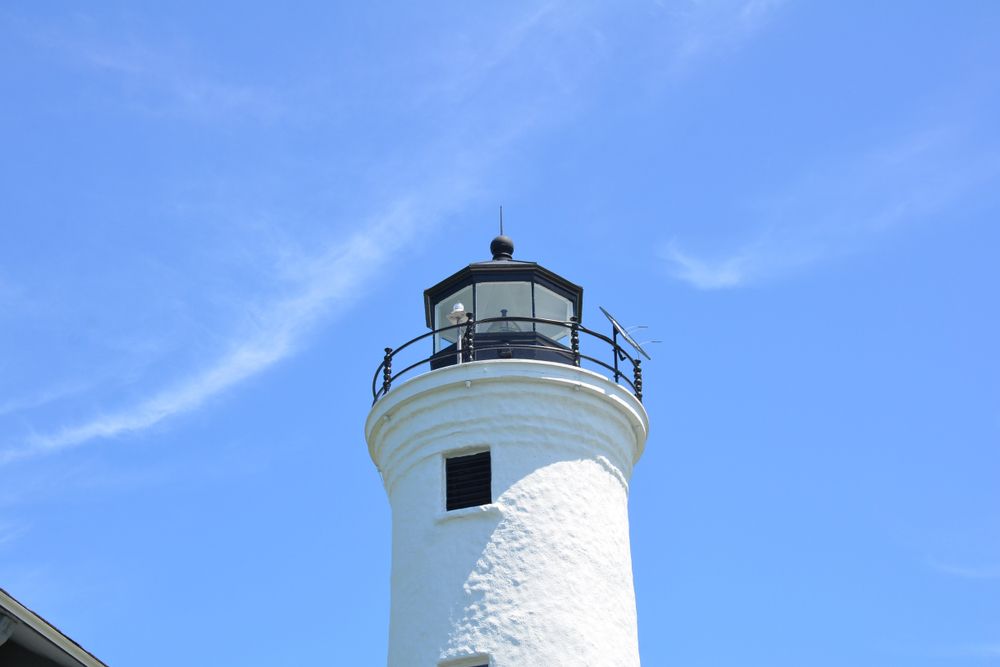 Top part of the Old Tibbetts Point Lighthouse
