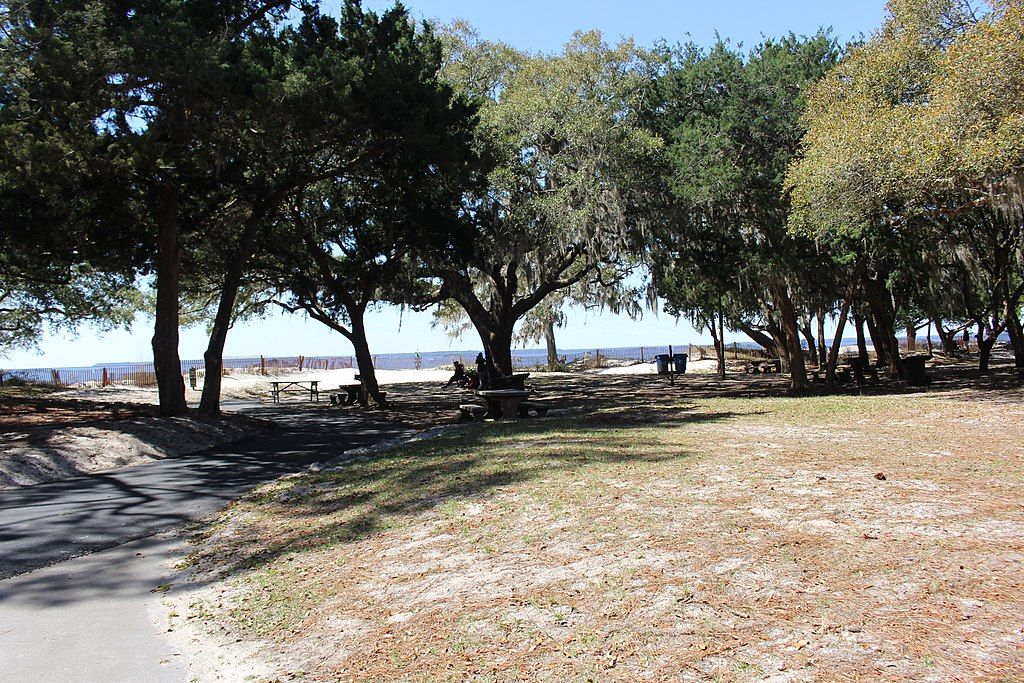 The grounds of St. Andrews Beach Park