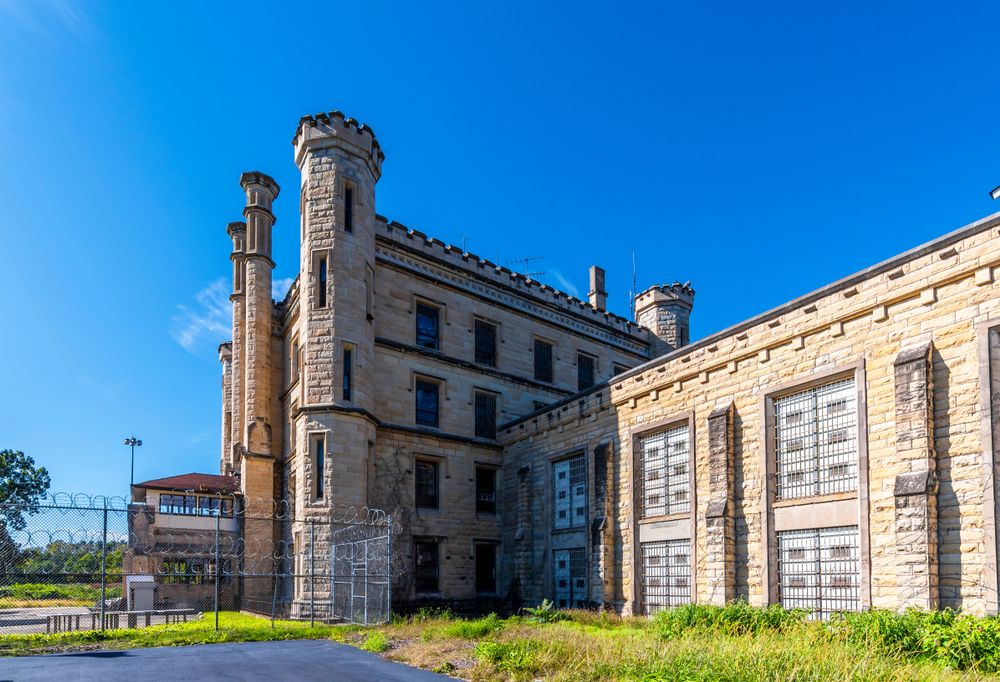 Facade of the Joliet Correctional Center