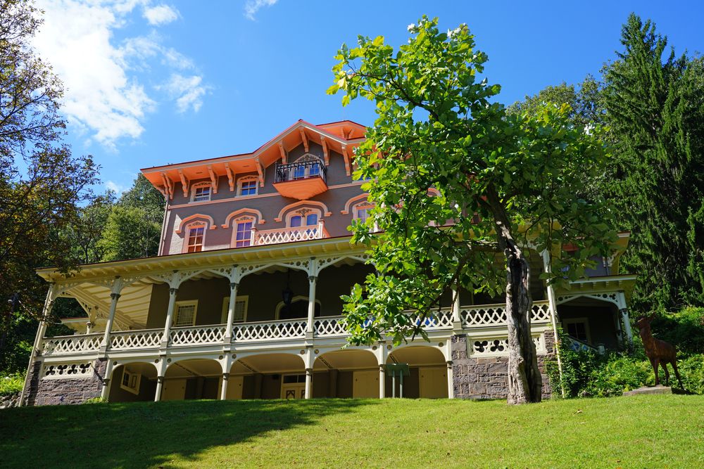 Exterior of Asa Packer Mansion