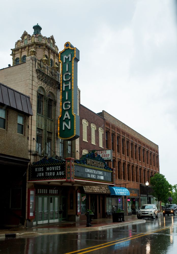 Exterior of The Michigan Theatre