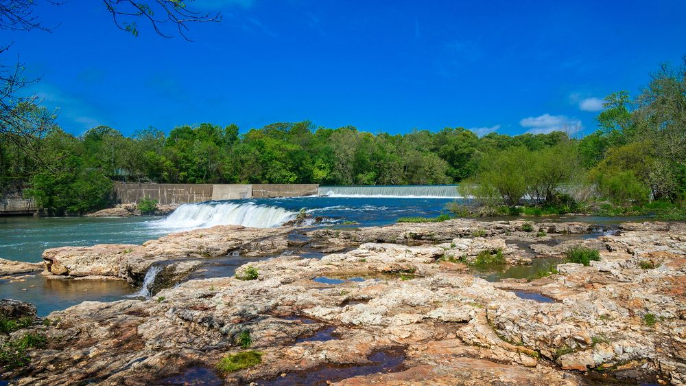 Daytime view of Grand Falls
