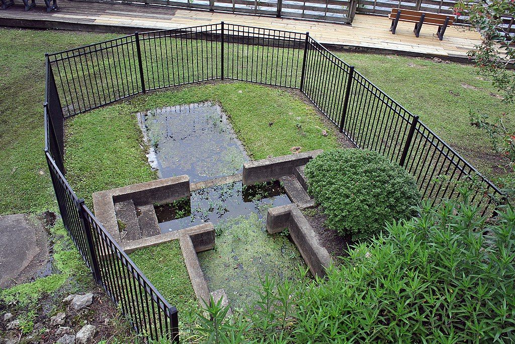 A pond at the Historic Pelletier House