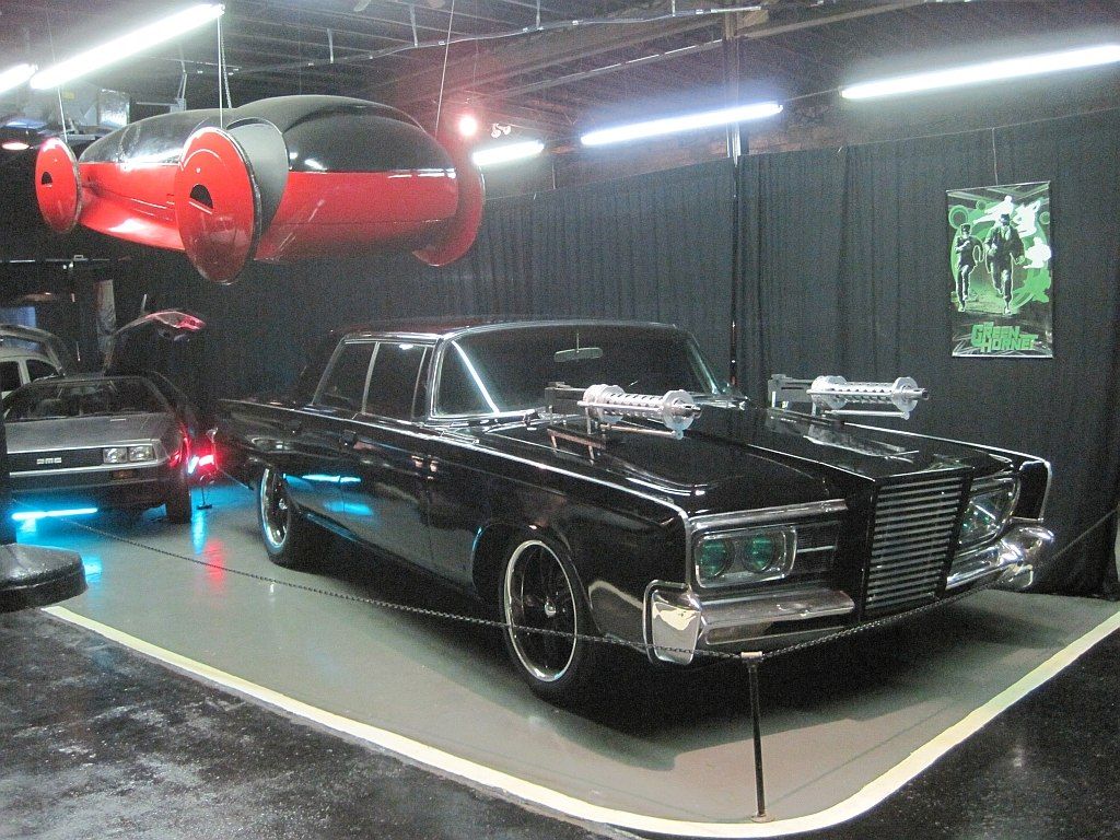 The green hornet car in Rusty's TV and Movie Car Museum