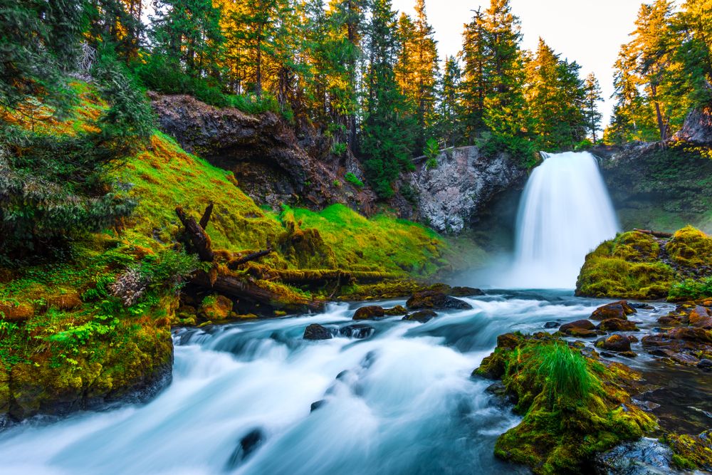 View of Sahalie Falls