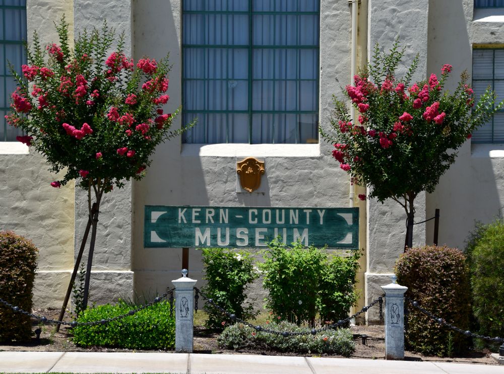 Signage of the Kern County Museum