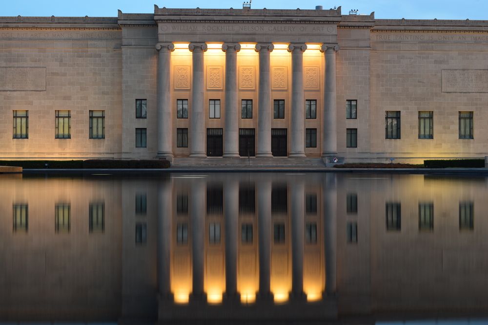 Exterior of Nelson Atkins Museum of Art
