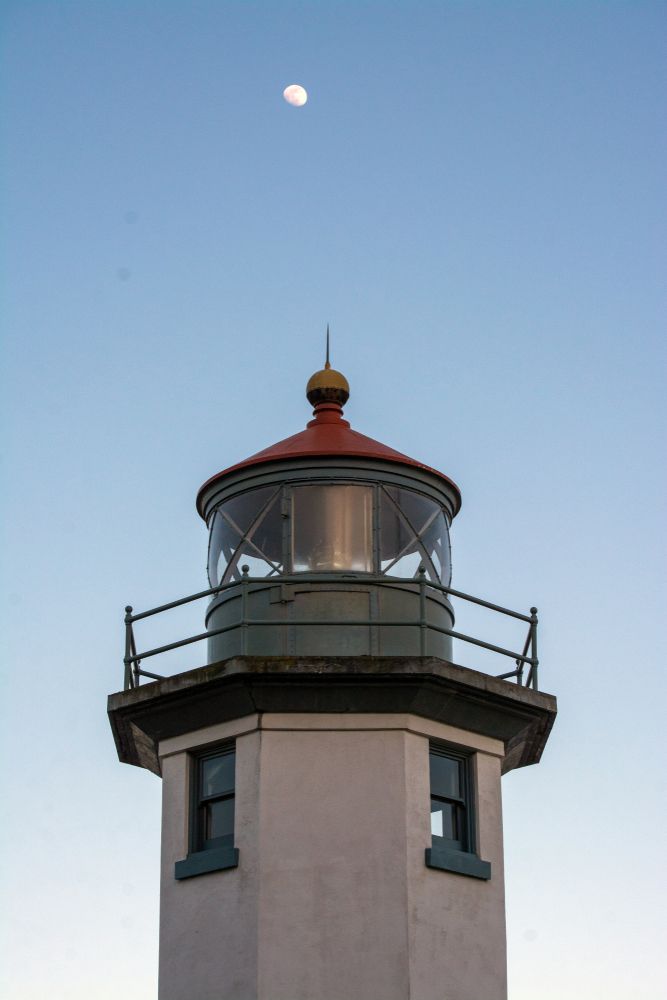 Top part of the Point Robinson Lighthouse