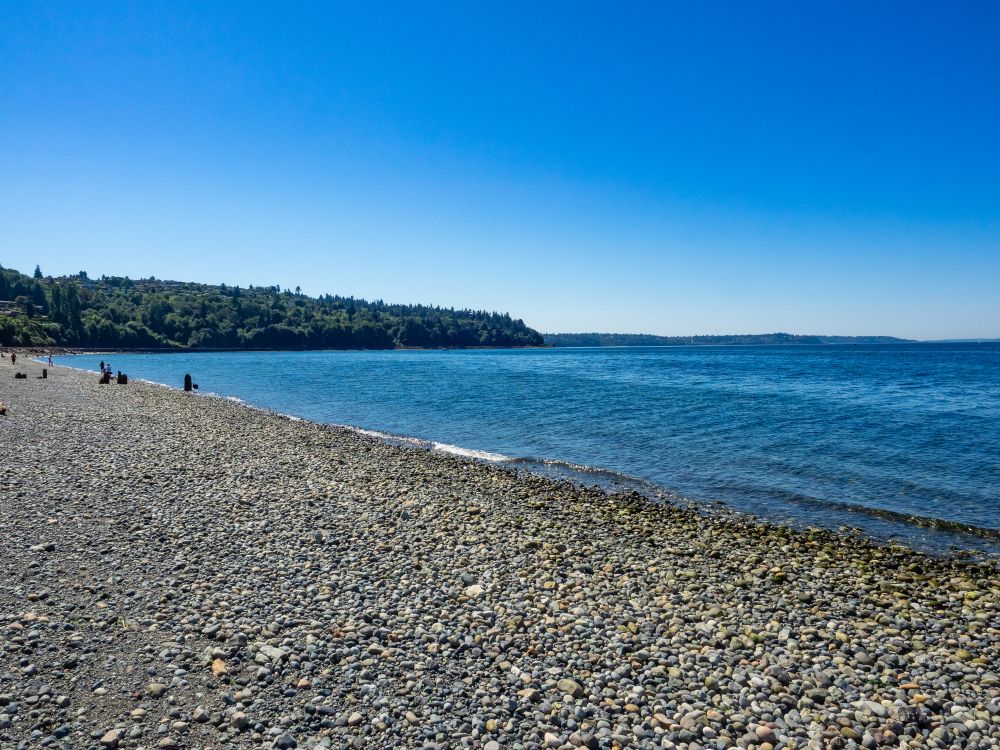 The waters of Richmond Beach Saltwater Park