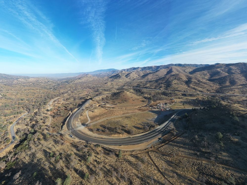 Aerial view of Tehachapi Loop