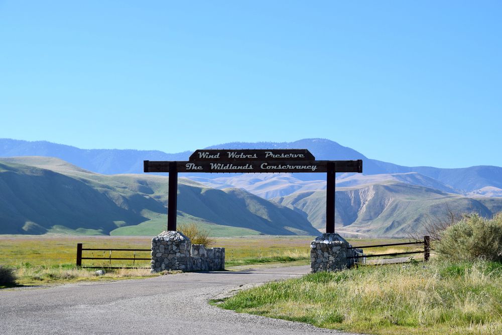 Entrance arch of Wind Wolves Preserve