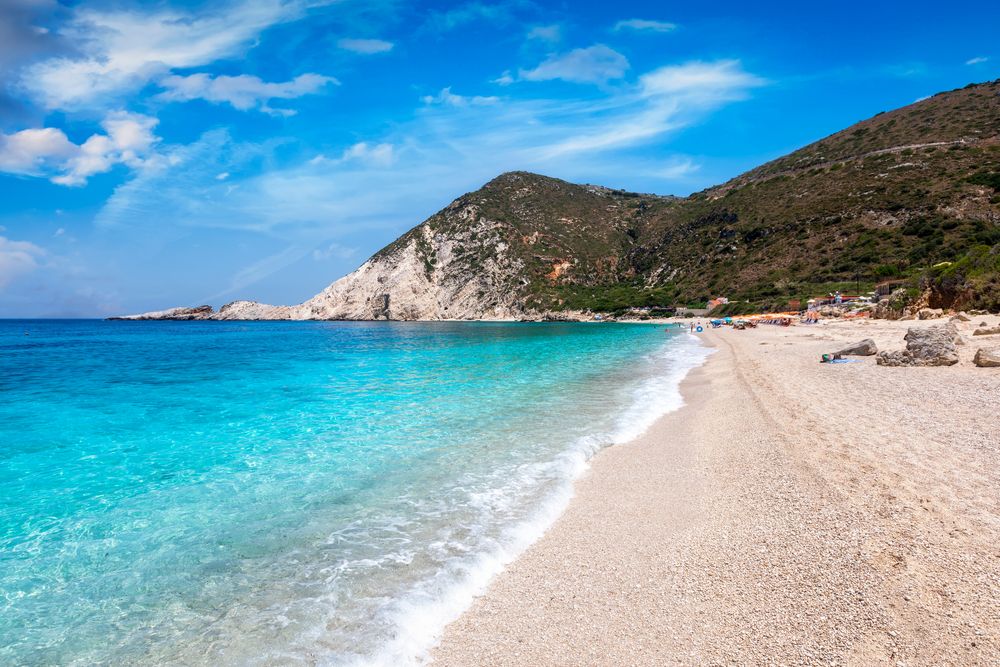 Scenic daytime view at Petani Beach