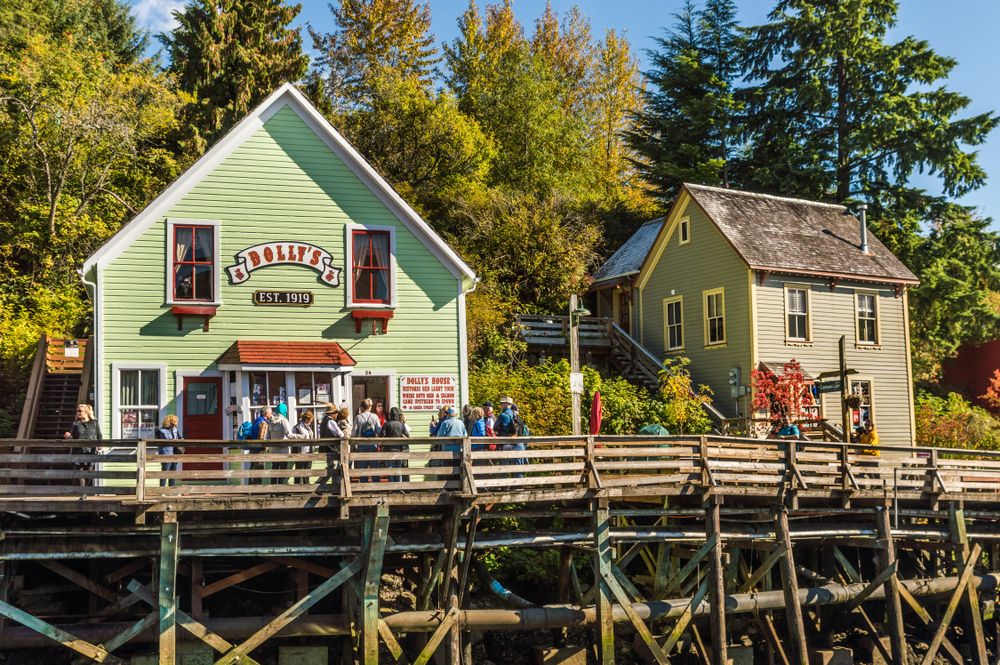 Exterior of the famous Dolly's house at Creek Street