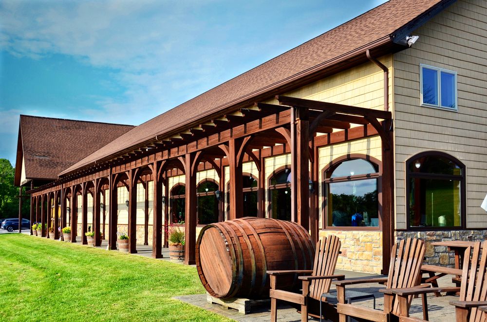 View of Keuka Spring Vineyards