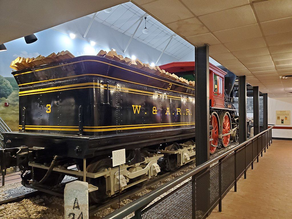 Exhibit in Southern Museum of Civil War and Locomotive History