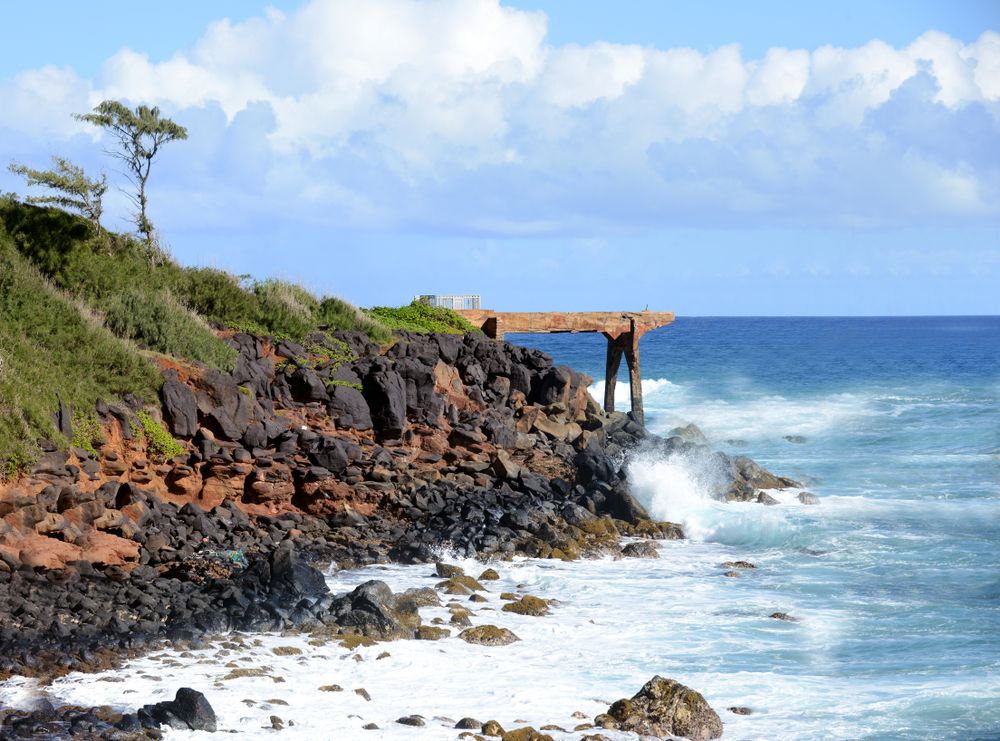 Daytime view of the Pineapple Dump Pier