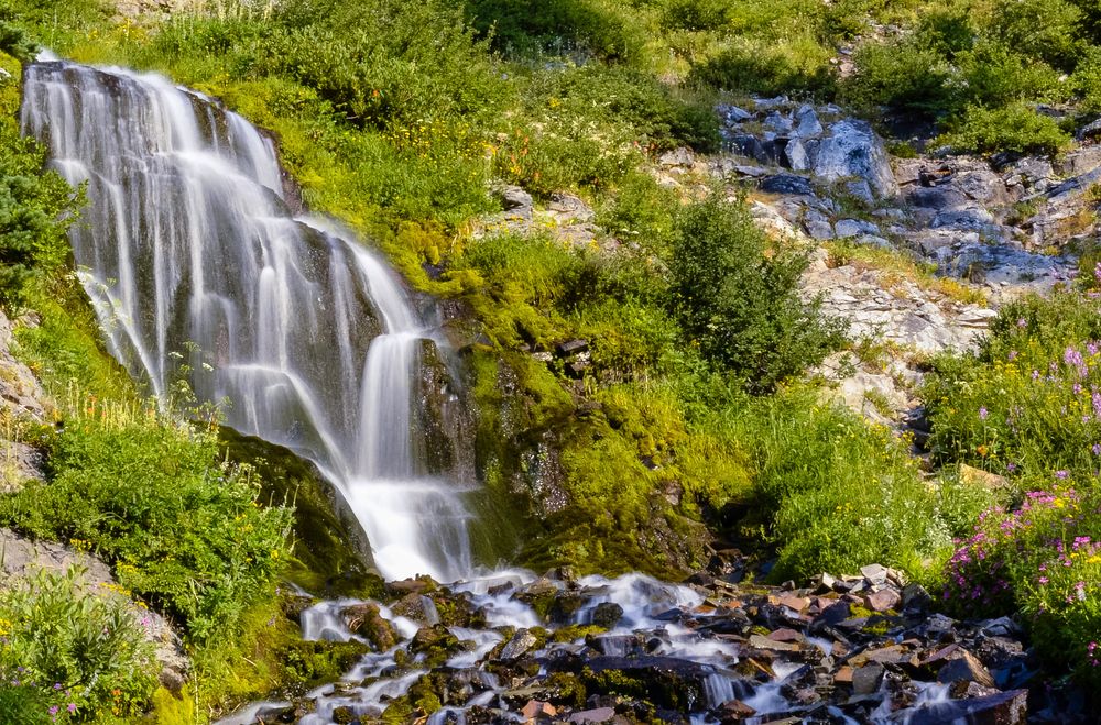 Waterfalls in Crater Lake National Park