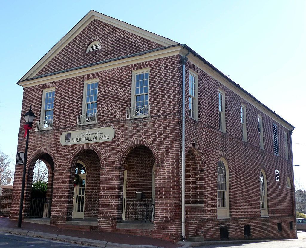 Exterior of the North Carolina Music Hall of Fame