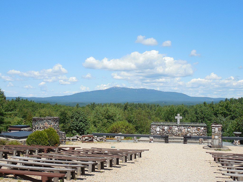 Daytime view of the Cathedral of the Pines
