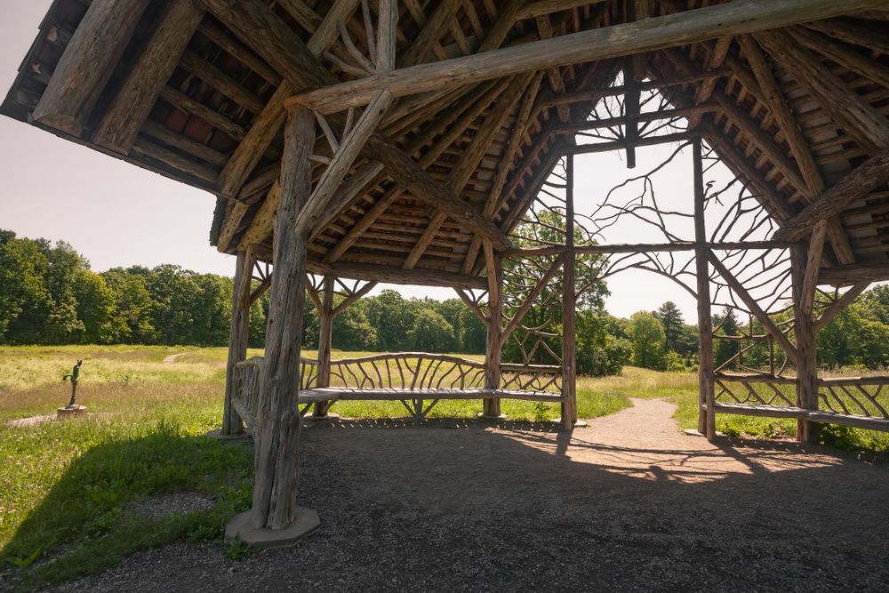 Overlook pavilion at Poets’ Walk Park