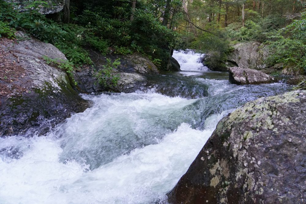 Flowing creek at Beltzville State Park