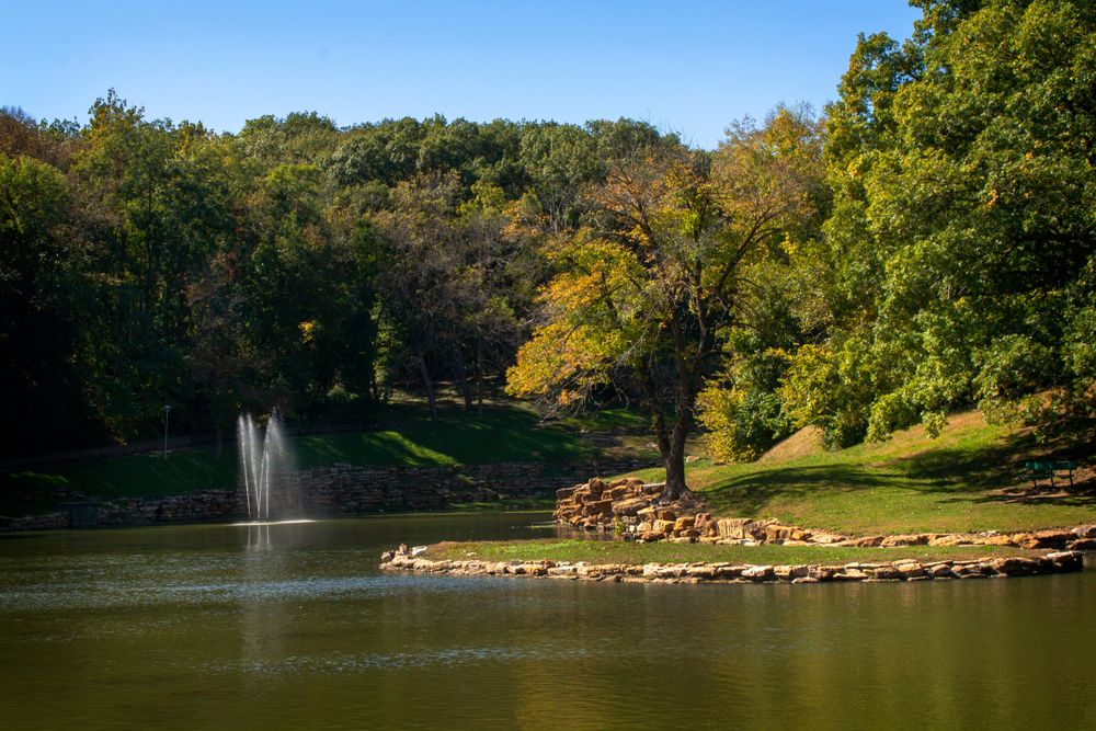 The waters of Krug Park