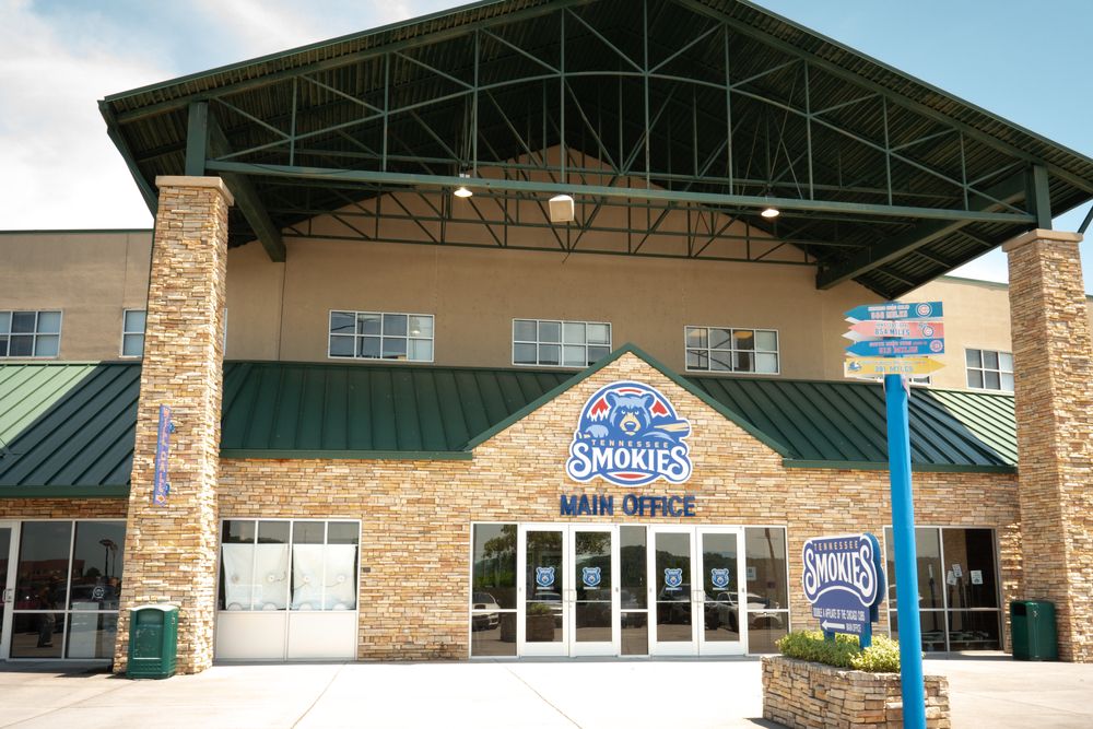 Exterior of the Tennessee Smokies Stadium