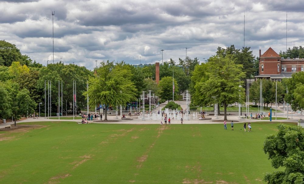 The grounds of World’s Fair Park