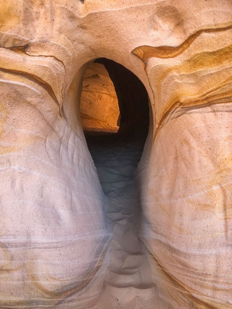 Interior of Moqui Cave