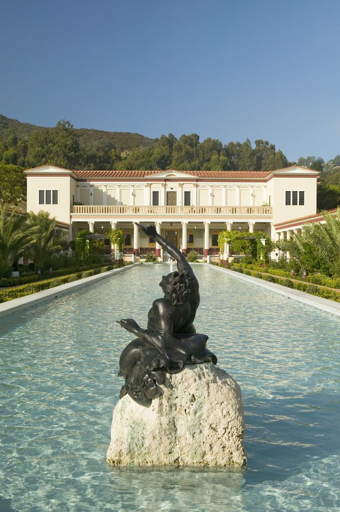 Exterior of the Getty Villa