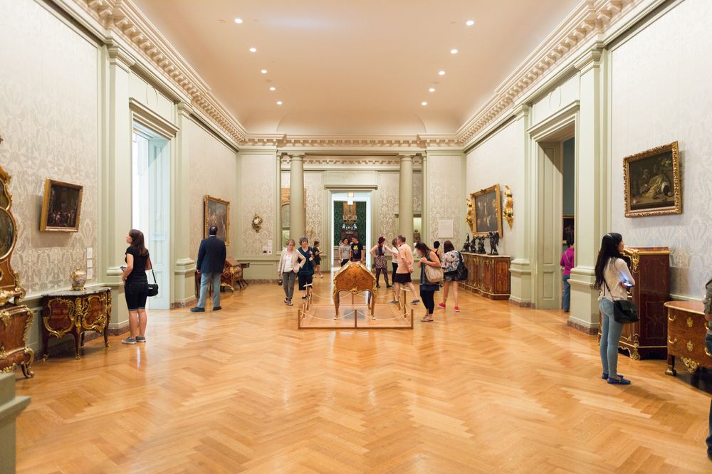 Interior of the J. Paul Getty Museum