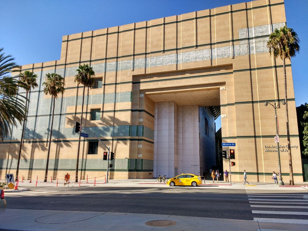 Exterior of the Los Angeles County Museum of Art
