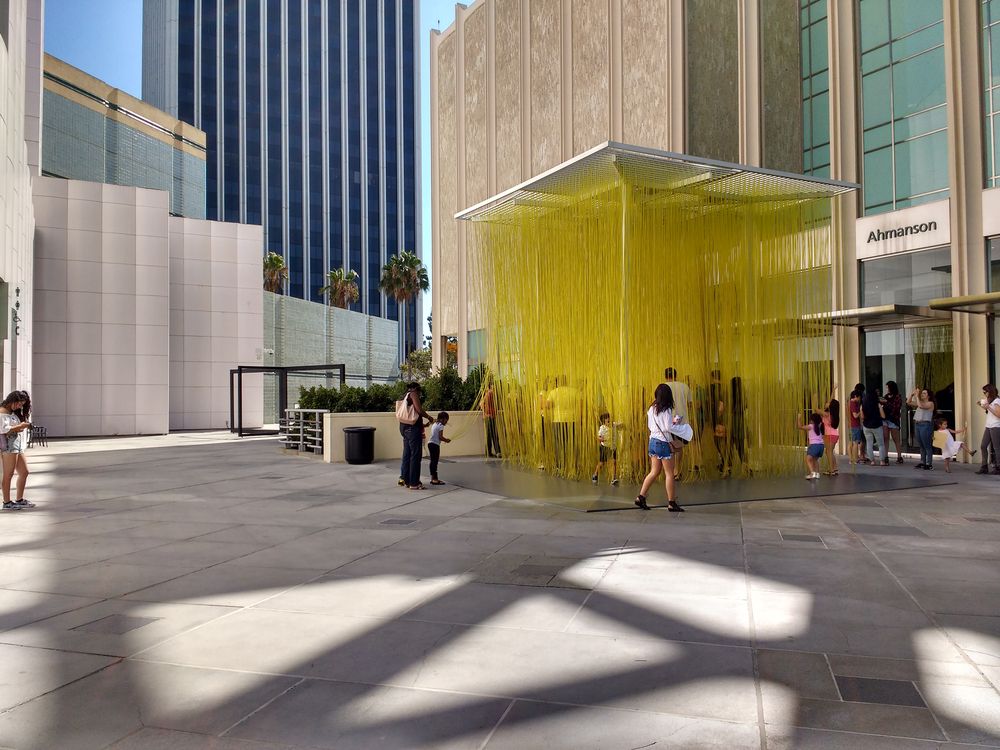String exhibit at the Los Angeles County Museum of Art
