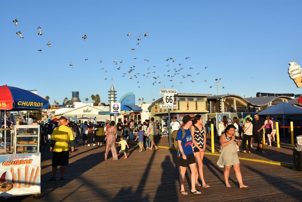 People at Pacific Park
